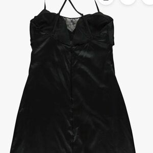 NWT Guess Black Dress with Lace Accents